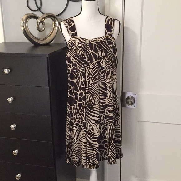 Zebra Print Dress 3XL - Picture 1 of 2